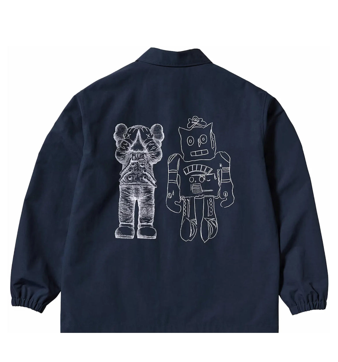 Kaws x Warhol Coach Jacket Navy