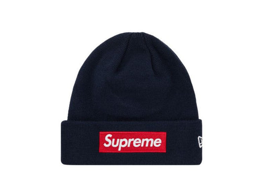 Supreme New Era Box Logo Beanie “Navy”