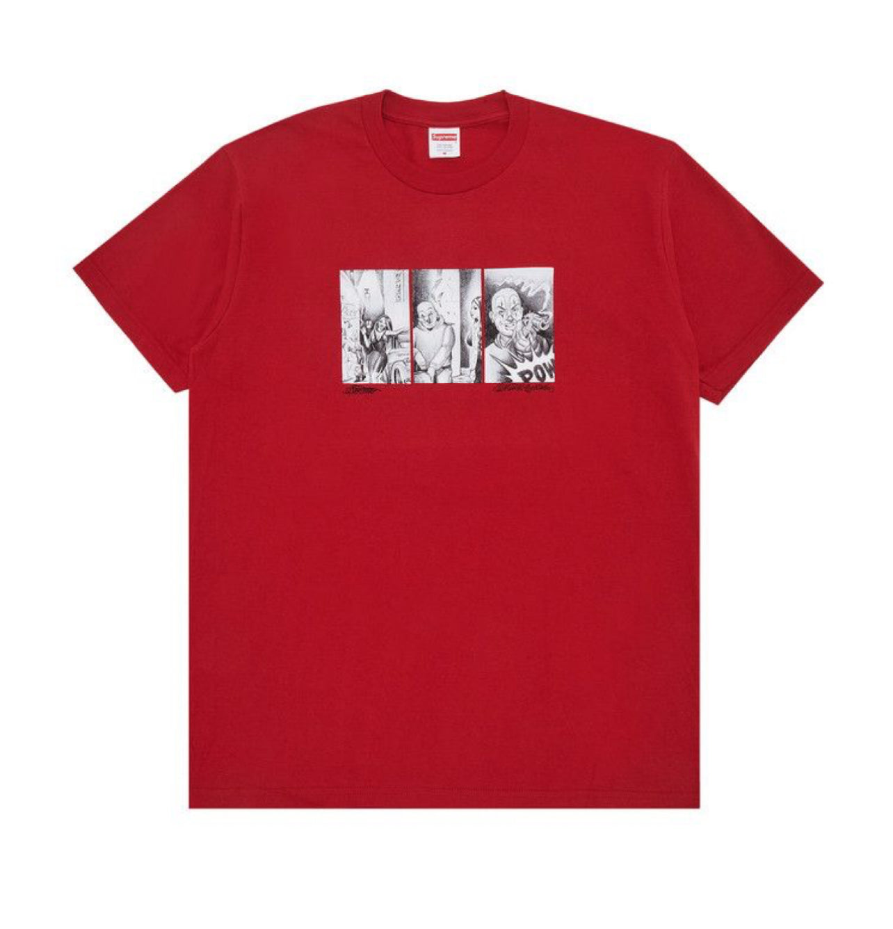 Supreme Mr. Cartoon Pow Tee Red