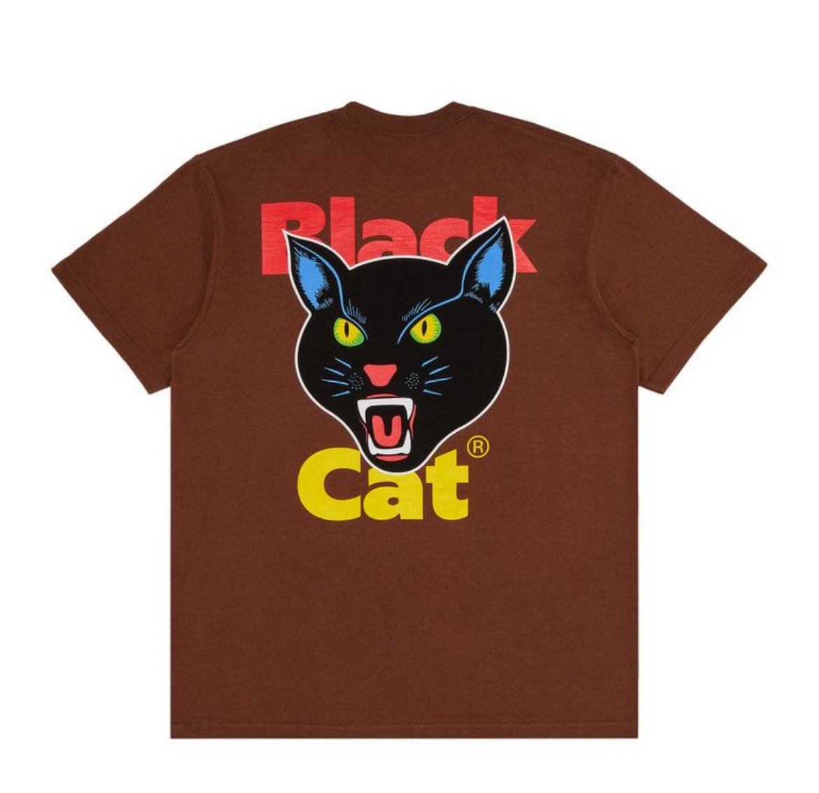 Supreme Black Cat Tee Brown