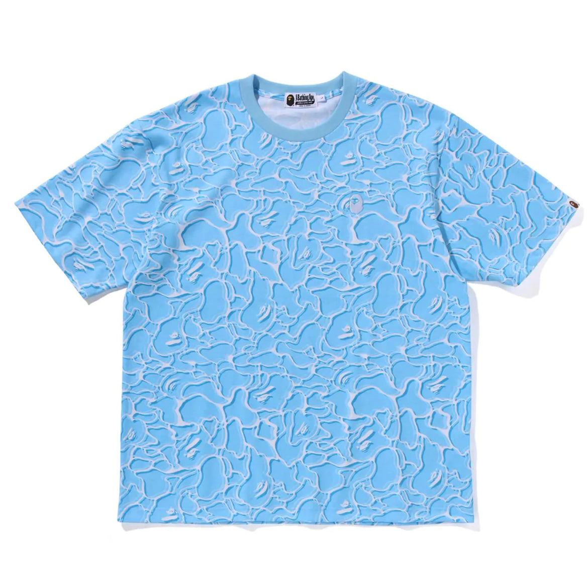 Bape Sea Surface Camo Relaxed Fit Tee