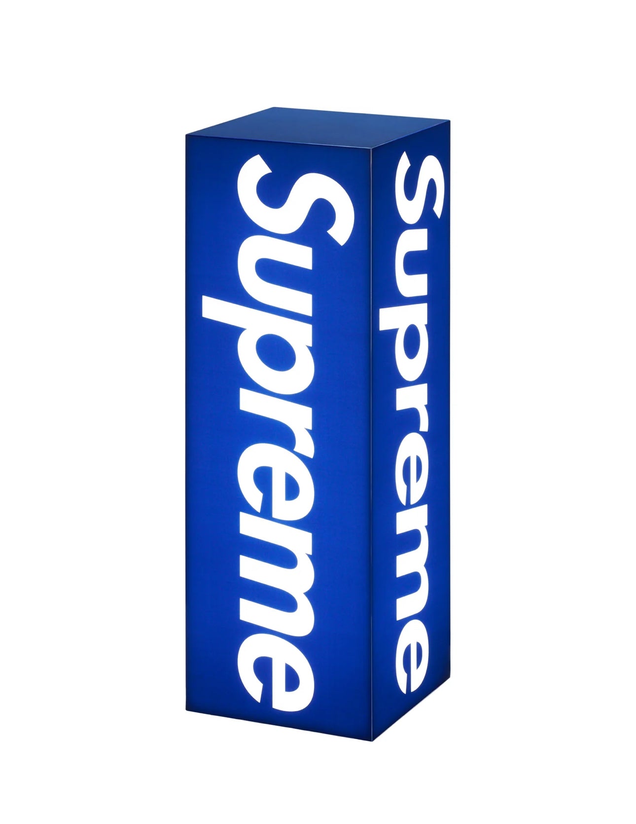 Lámpara con logotipo de caja suprema