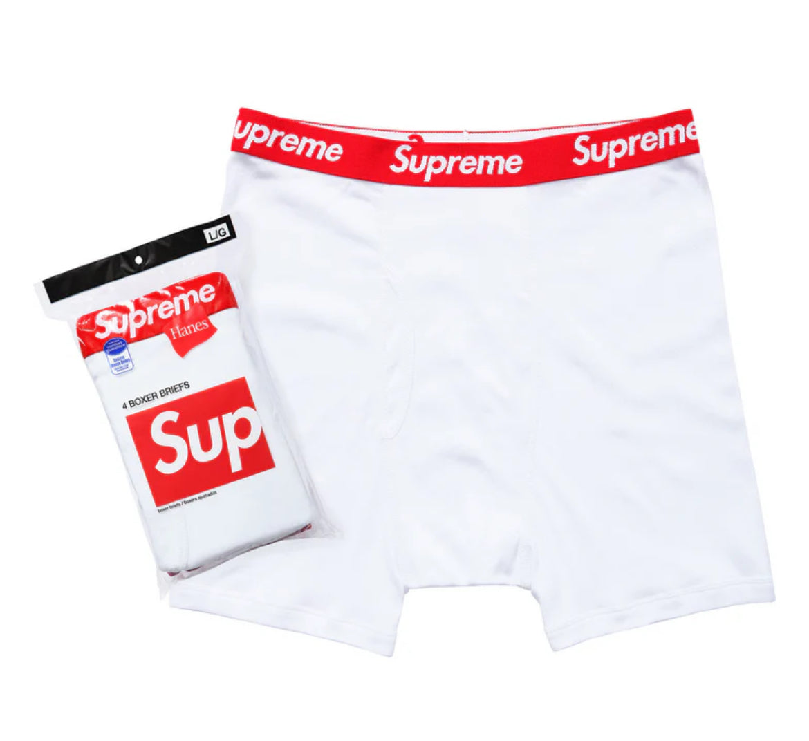 Supreme x Hanes Boxer Briefs (4 pack)