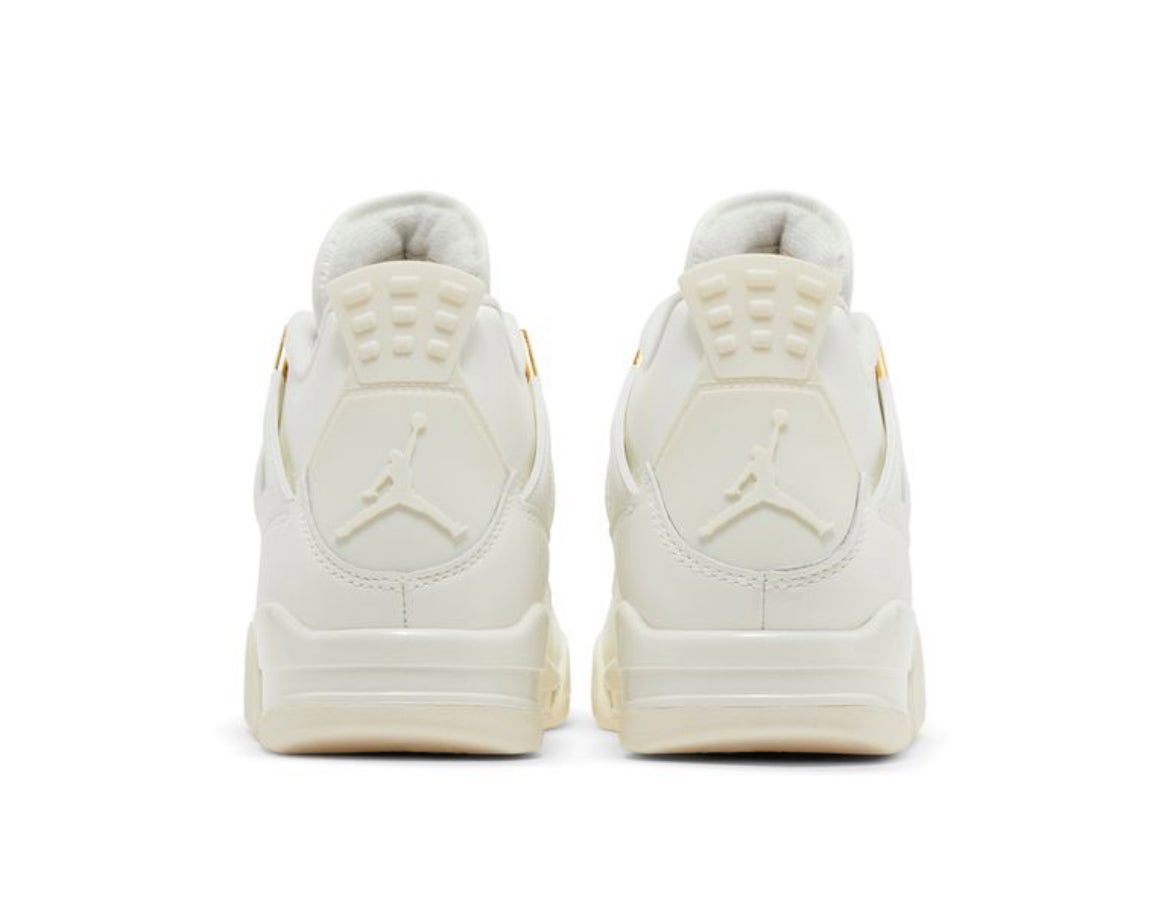 Jordan 4 Metálico Oro