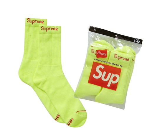 Calcetines deportivos Supreme x Hanes (paquete de 4)