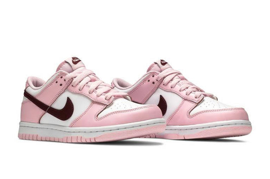 Dunk Low Rosa Espuma Rojo Blanco