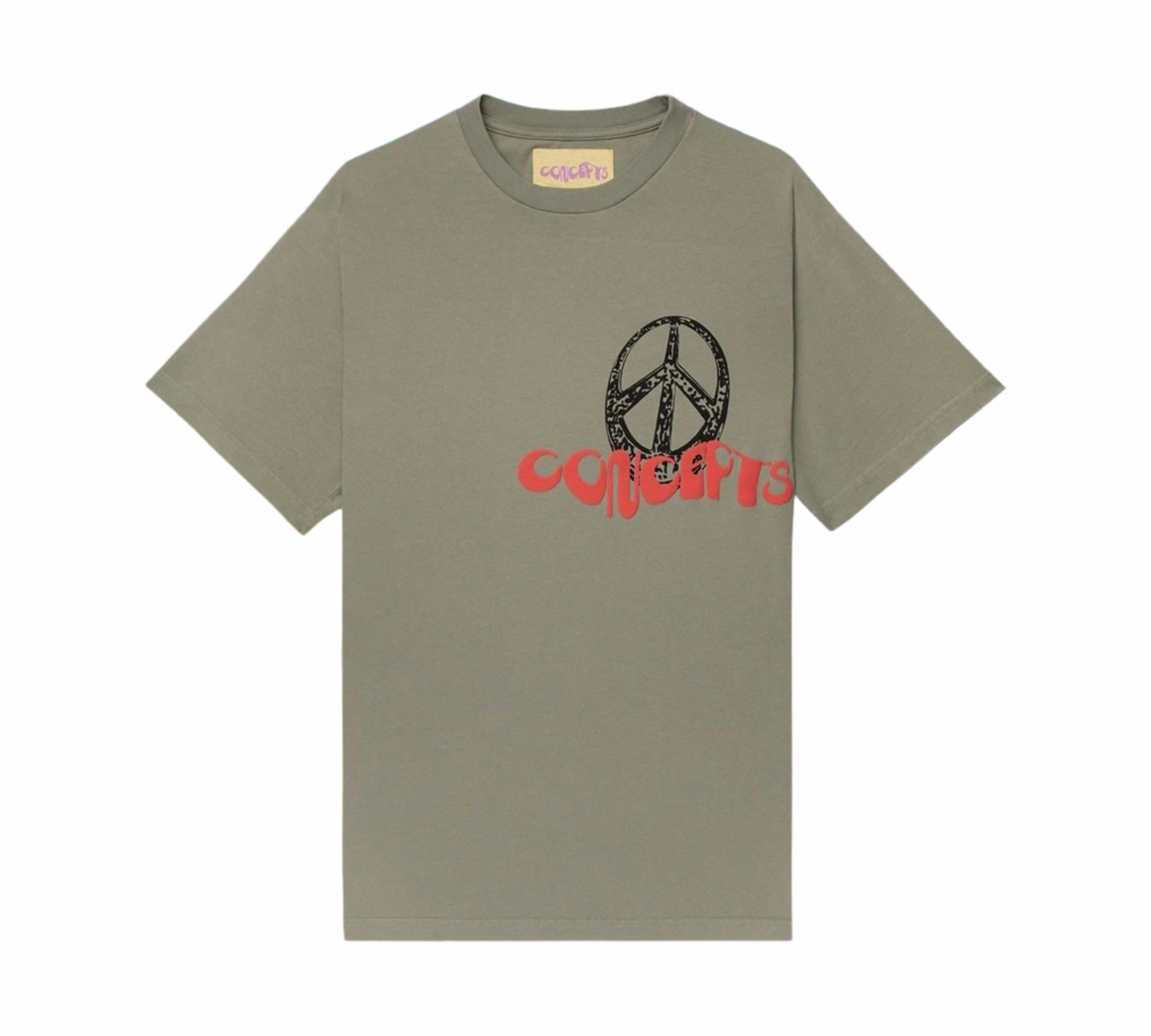 Camiseta de paz deformada de Concepts