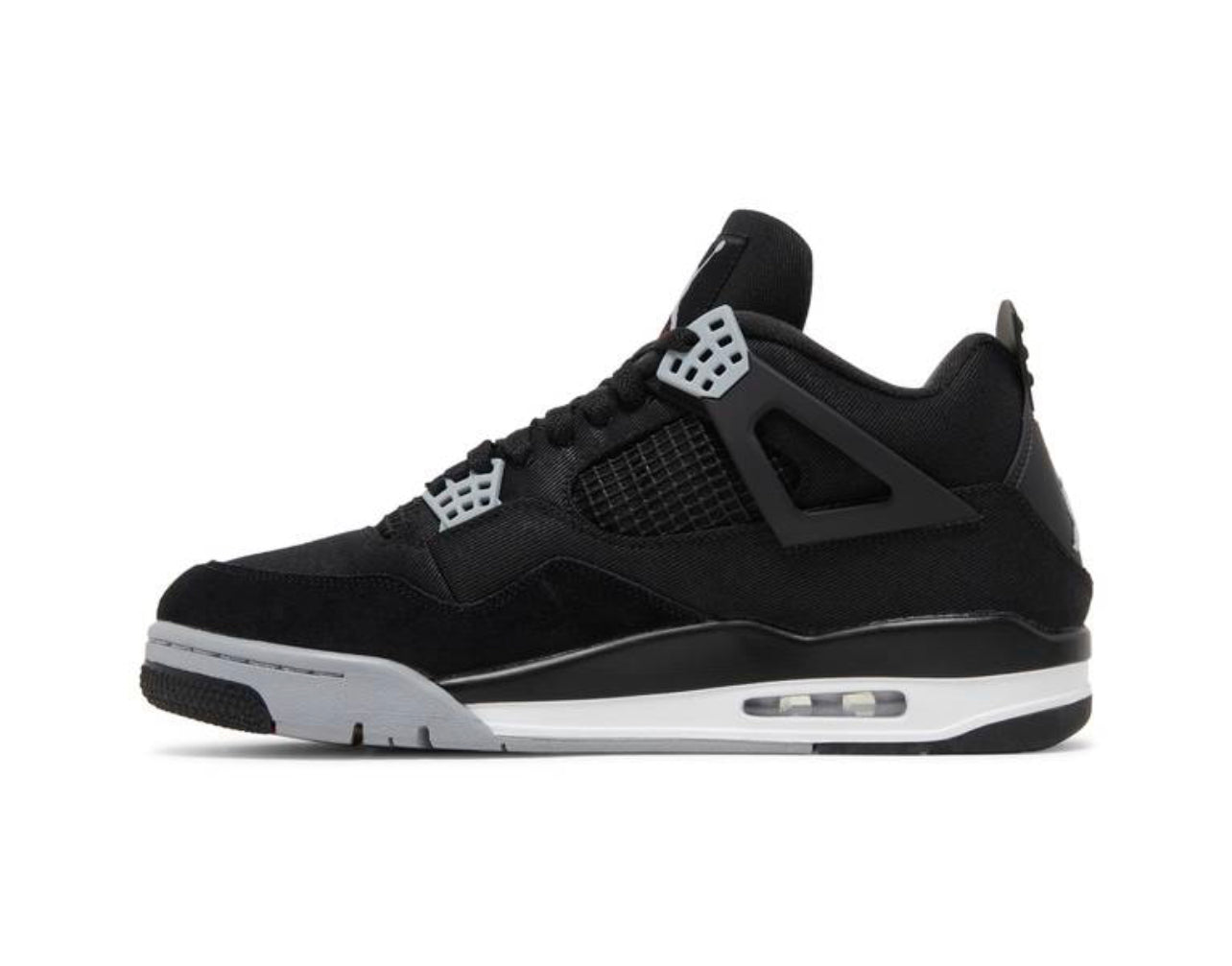 Jordan 4 Black Canvas