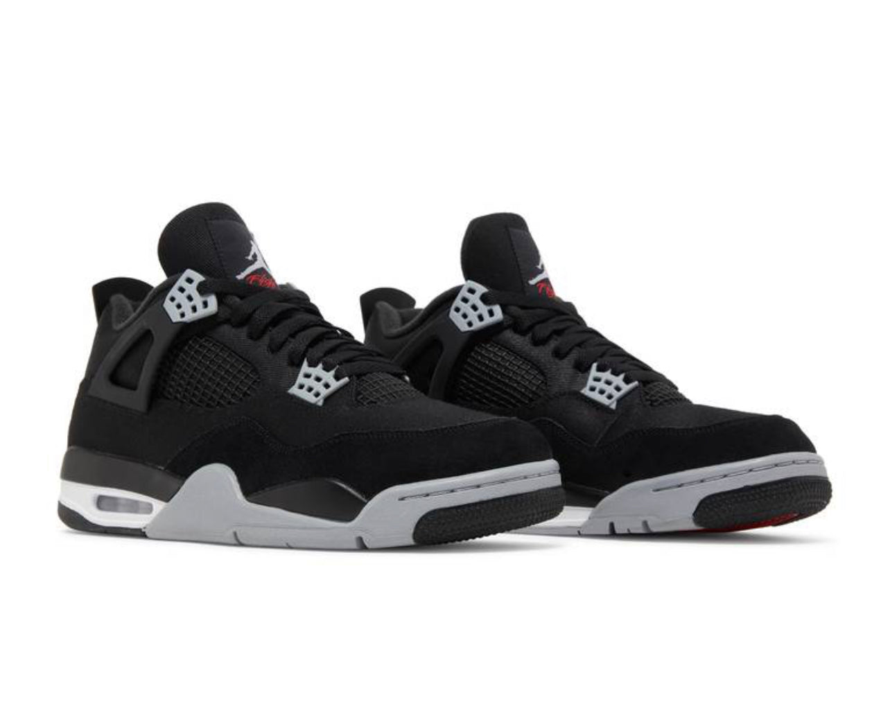 Jordan 4 Black Canvas