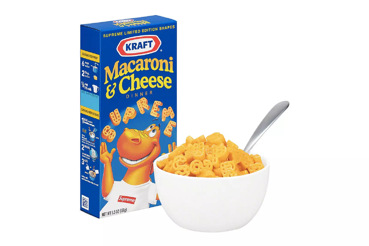 Supreme Kraft Macaroni & Cheese Box